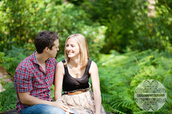 Woodland Engagement photograph Hampshire