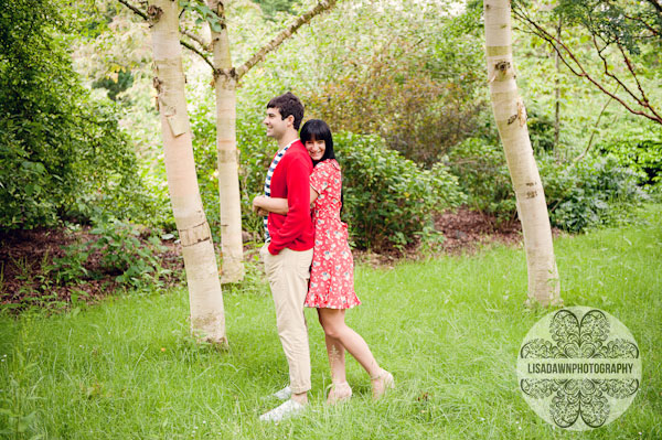 Woodland Engagement Photography