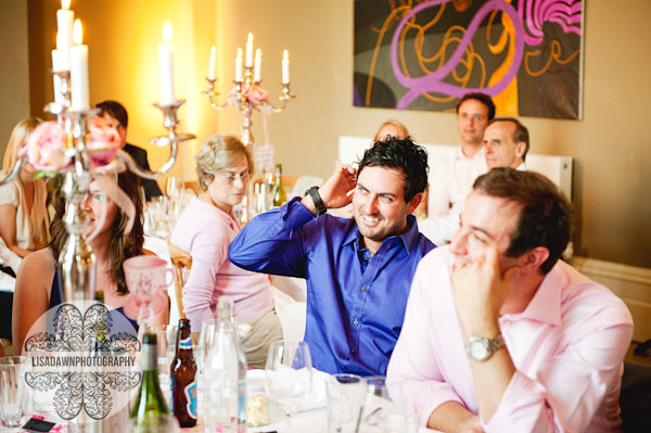 documentary photograph of guests head table