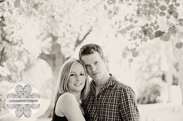 Natural woodland engagement photography