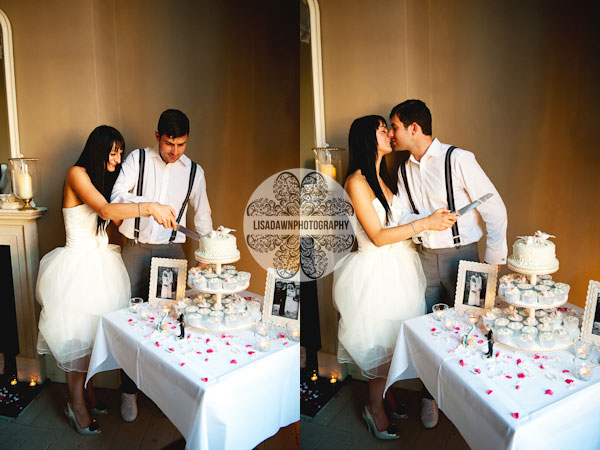 cutting of the cake 