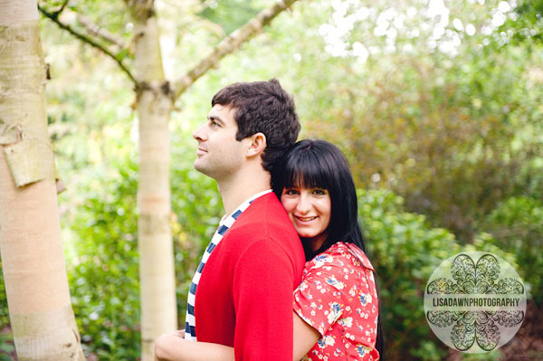 Retro Engagement Photography