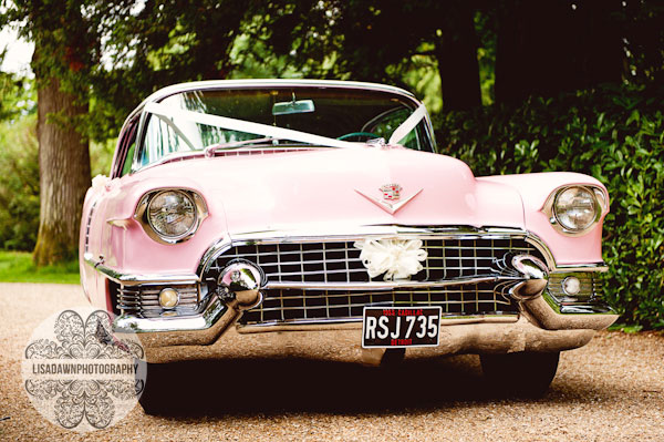 1950s wedding pink