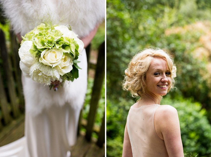 White and green bouquet