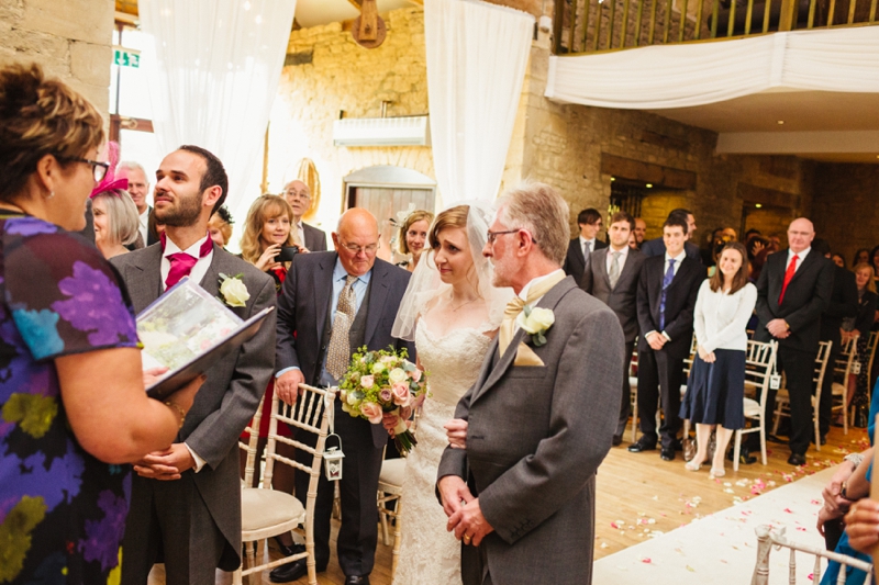 Barn wedding Cotswolds