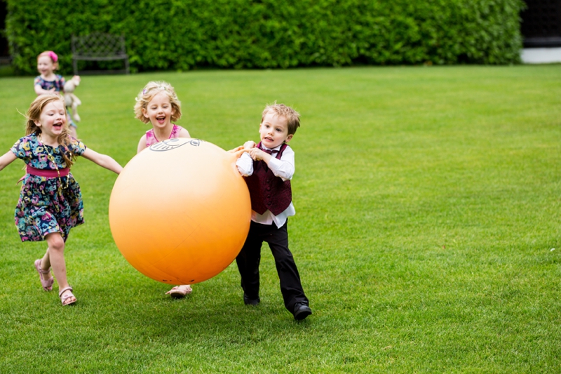 Fun outdoor wedding