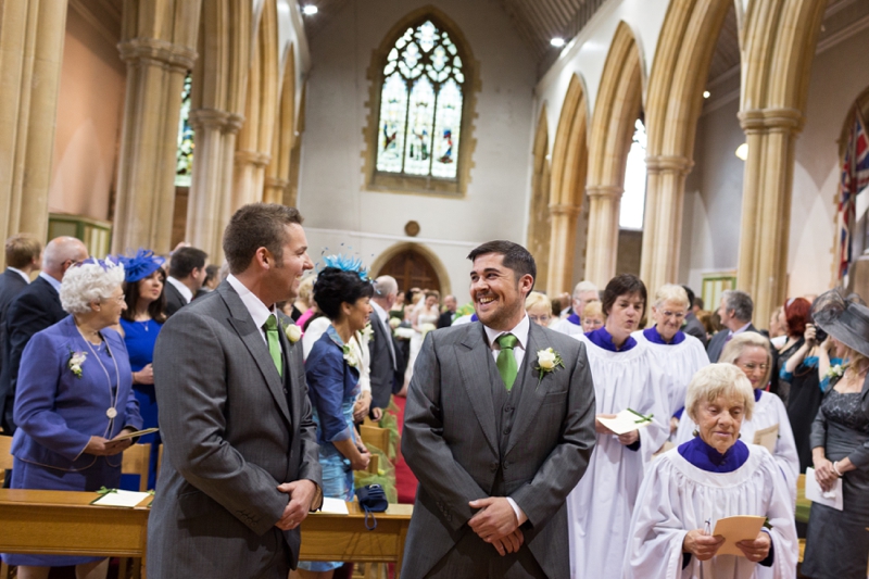 Poole Wedding Groom Waiting