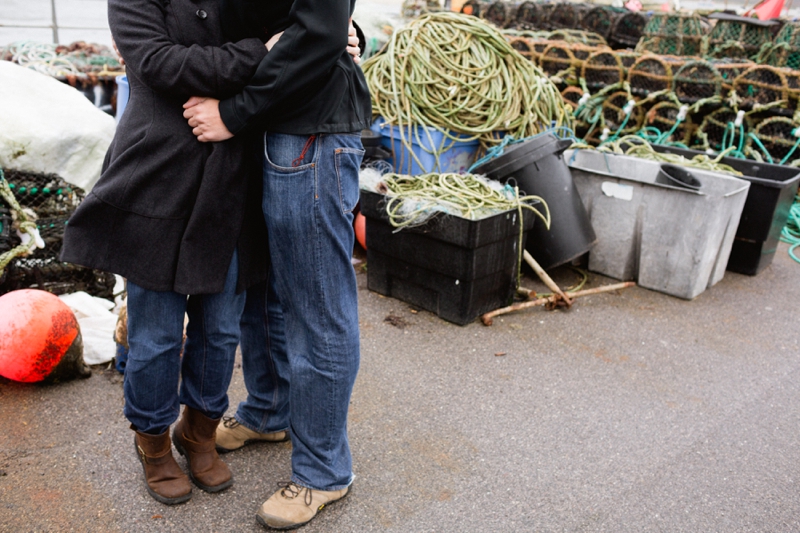 Seaside engagement photography