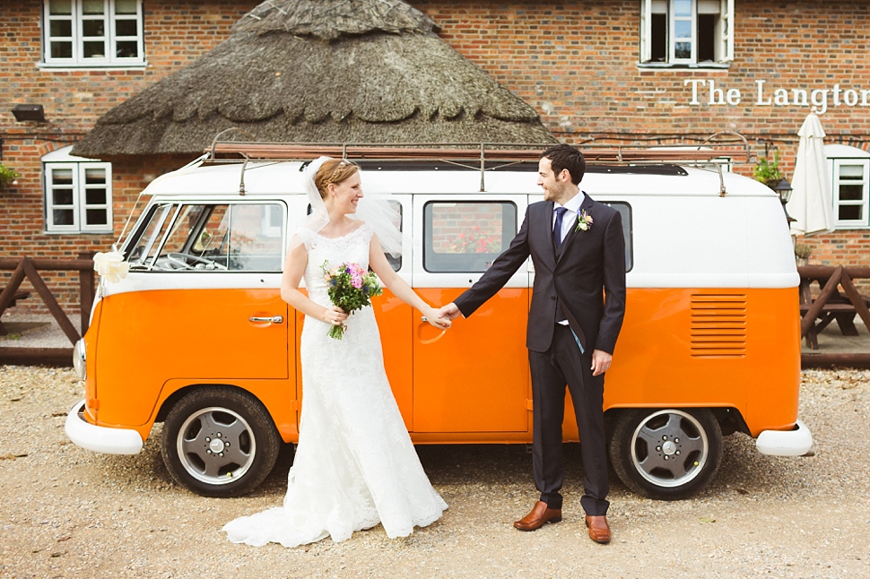 Rural country wedding photo