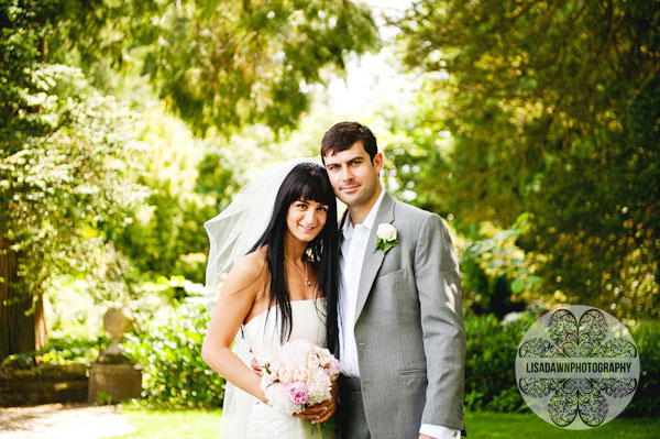 Bride and groom larmer tree gardens