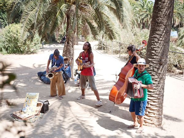 Reggae band Parc Guell