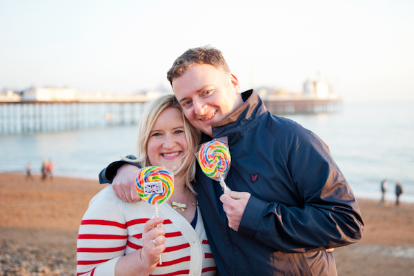 Lollipops on the beach