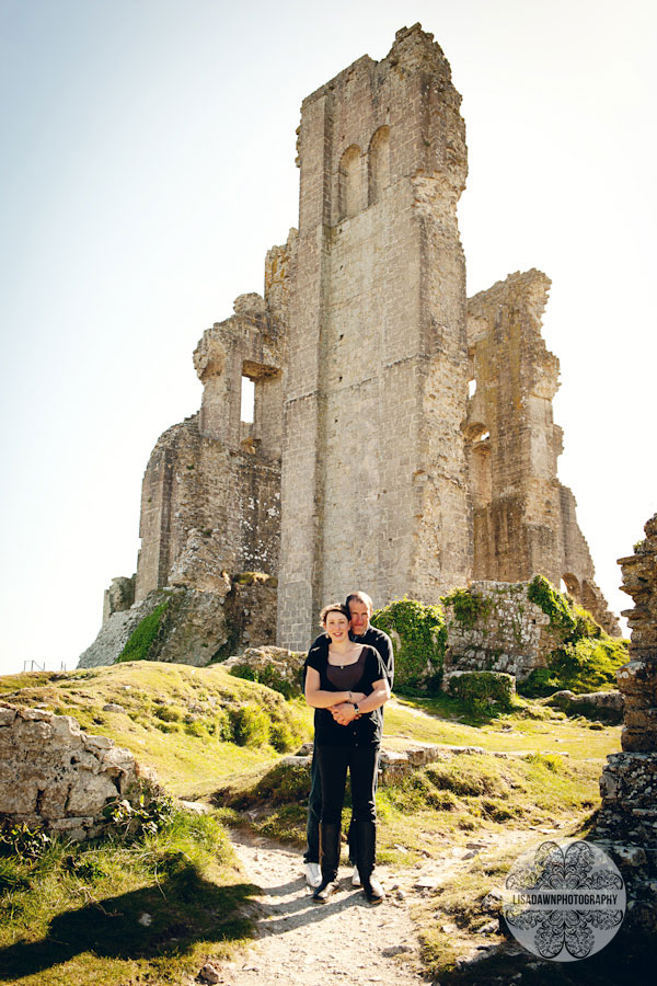 Corfe Castle Engagement Photography