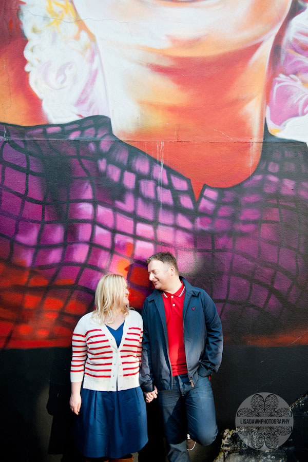 Graffiti Photo Brighton Engagement