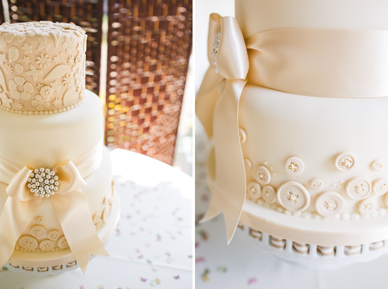 Button Wedding Cake