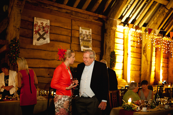 Evening barn reception