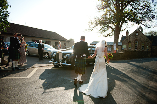 Walking to the car