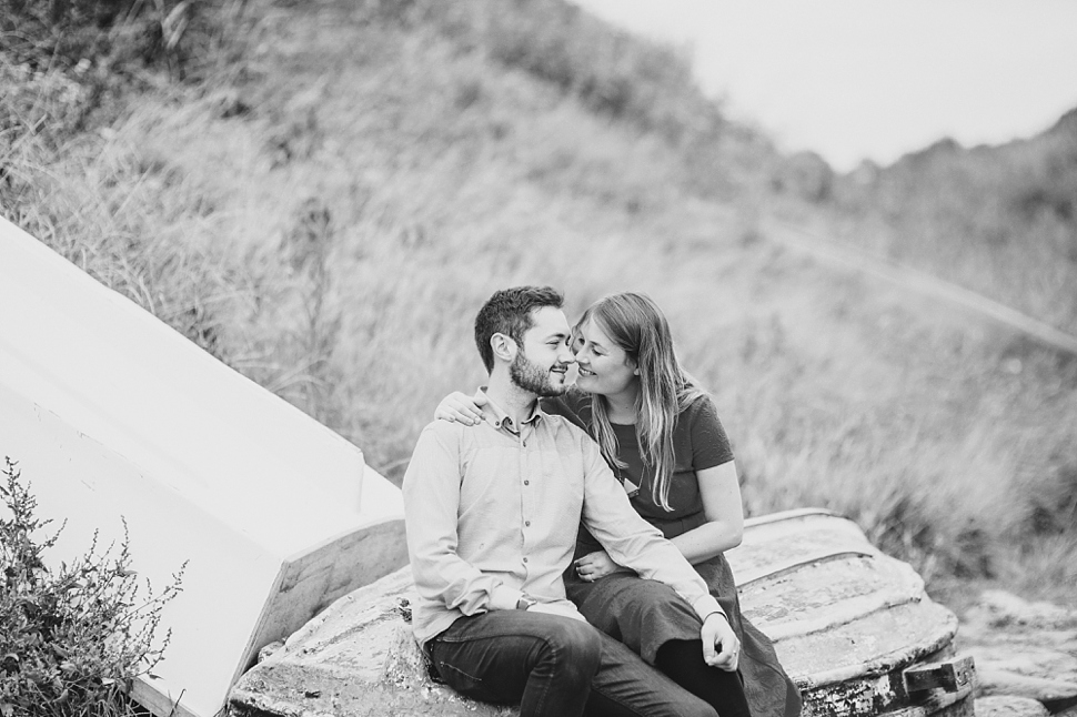 Pebble beach engagement