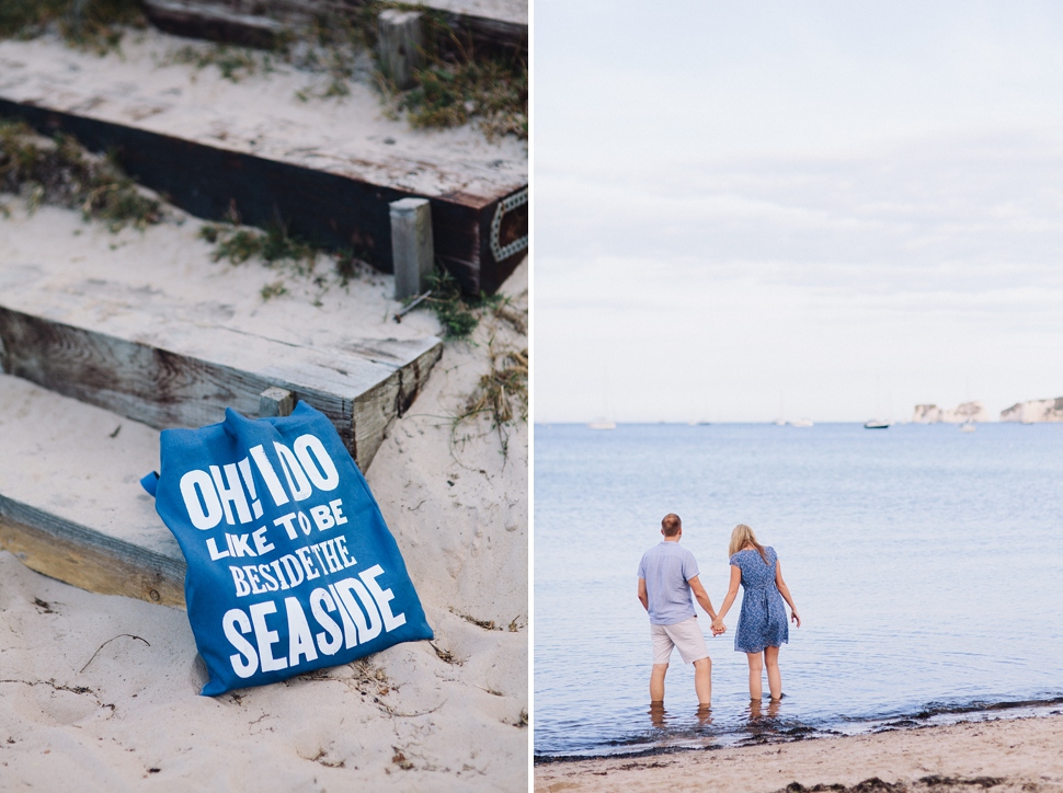 Seaside engagement studland