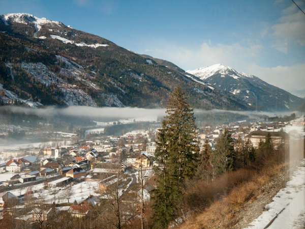 Train Journey to Slovenia