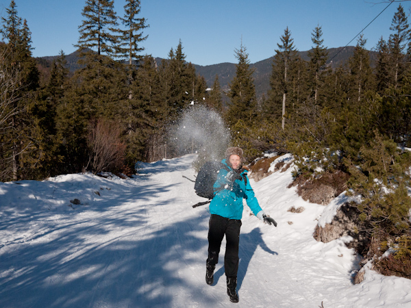 Snow fight