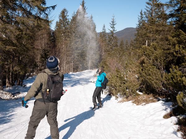 Snow fight