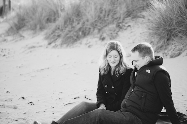 Engagement photography Studland Beach