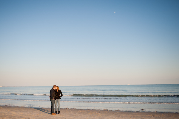 Winter engagement photography