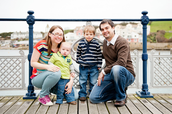 Family Group by the sea