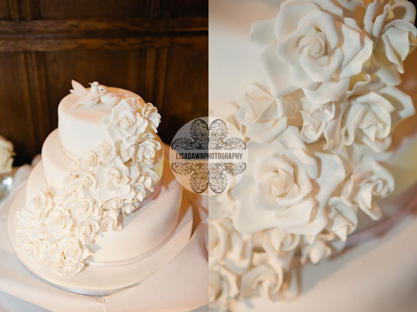 Winter wedding cake