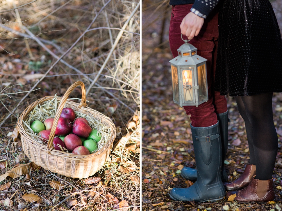 Winter engagement session