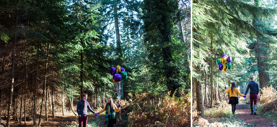 Woodland couple session