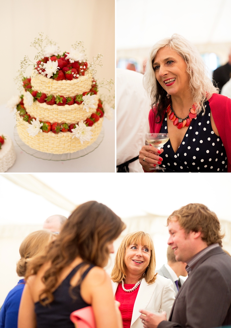 Marquee wedding reception