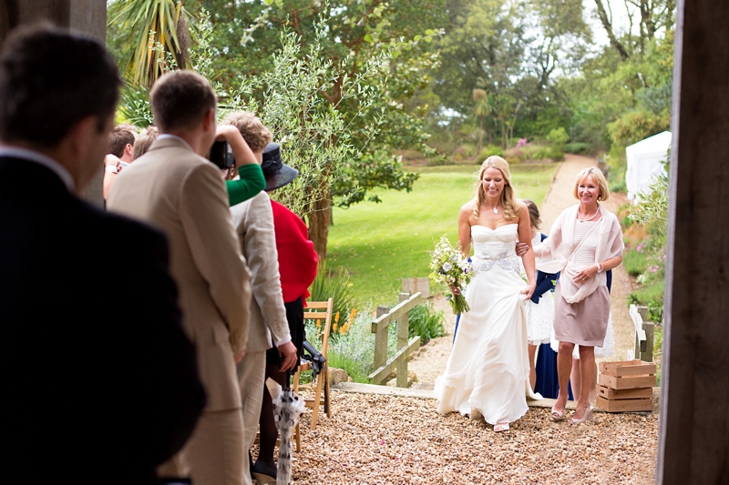 Wedding ceremony Abbotsbury Gardens