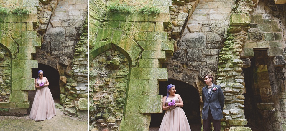 Castle wedding portraits