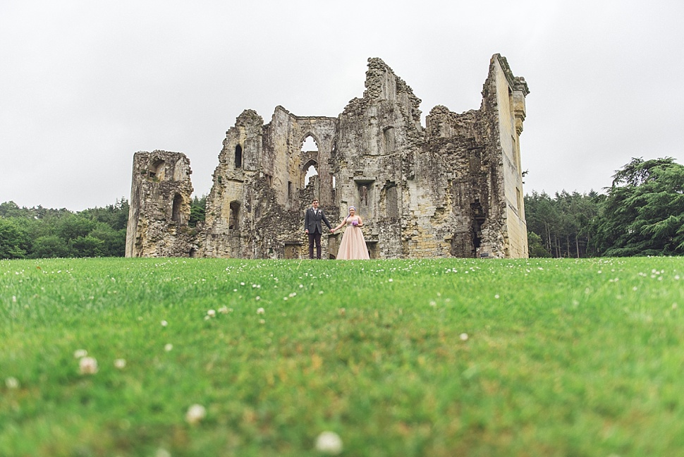 Castle wedding photo