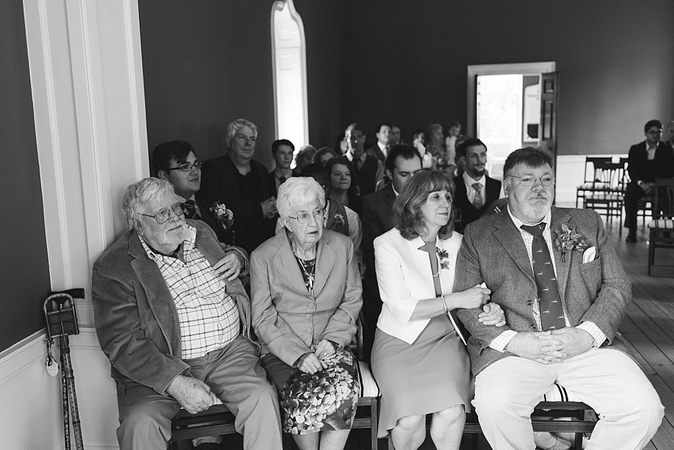 Family during ceremony