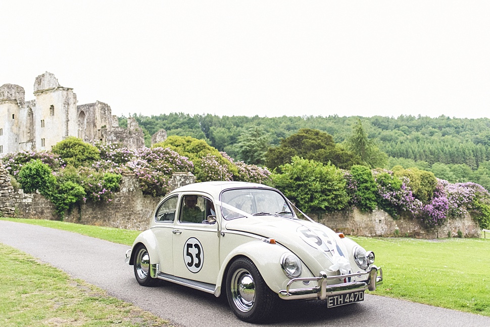 Herbie wedding car