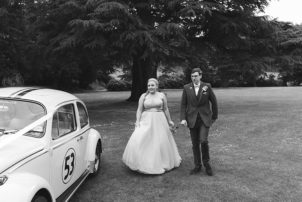 Herbie wedding car