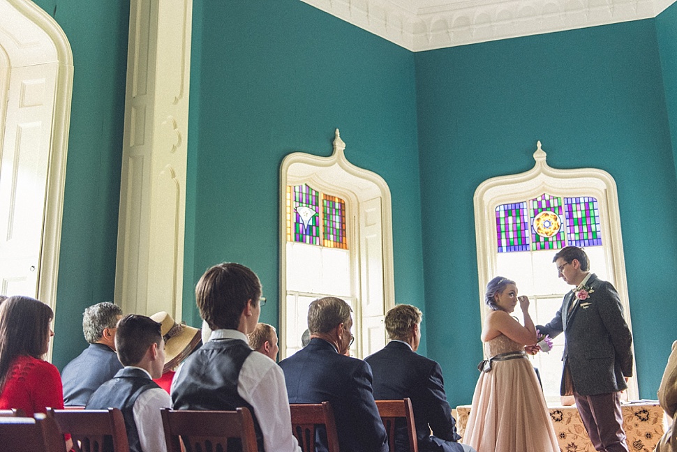 Tears during the wedding ceremony