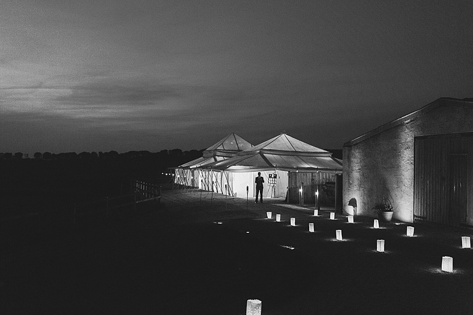 Marquee at night