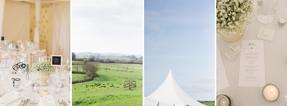 Marquee wedding dorset