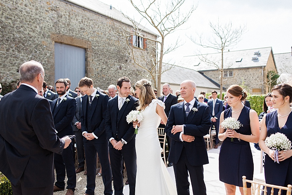 outdoor wedding ceremony