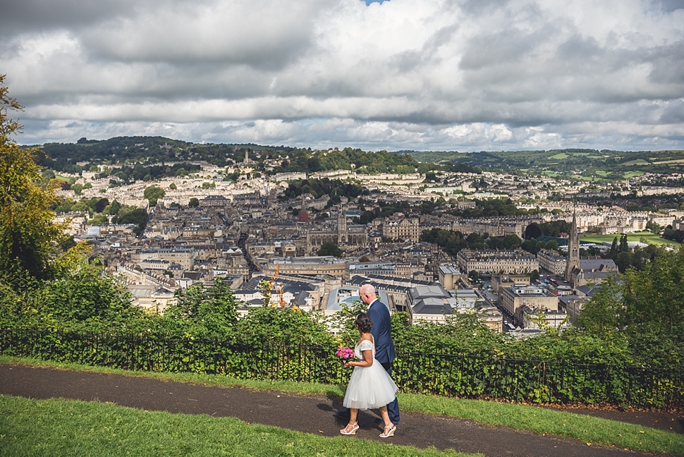 bath city wedding photo