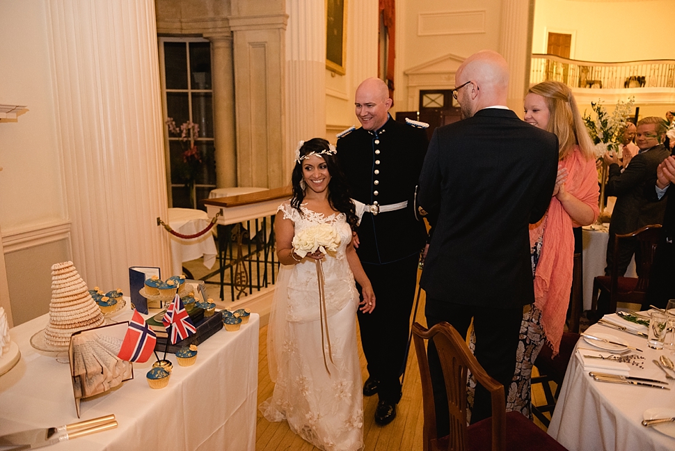 Bride and groom entrance