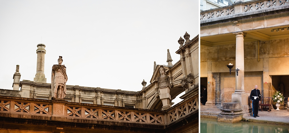 Roman baths bath