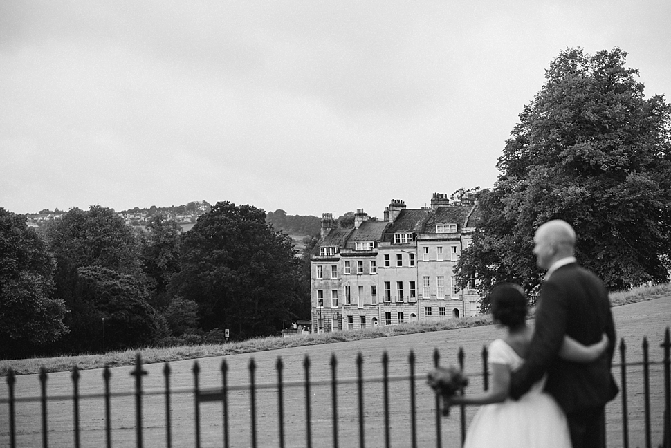 the royal crescent wedding photo