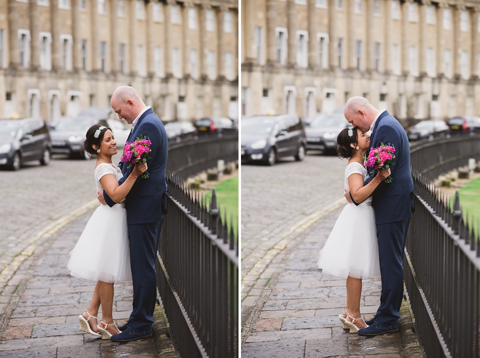 wedding couple royal crescent bath