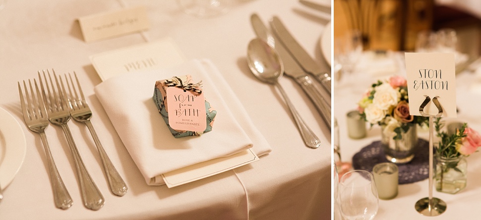 Bath soap wedding favours