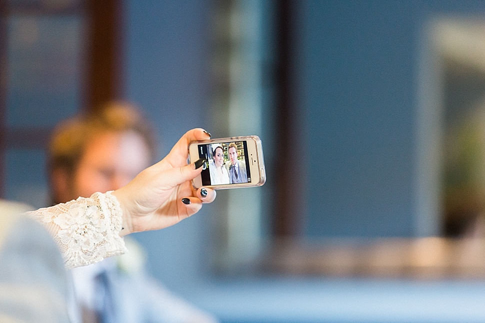 Modern wedding photo